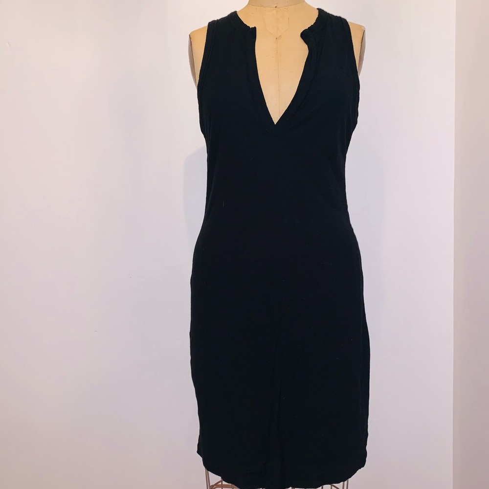 James Perse Tank Top V-Neck Dress